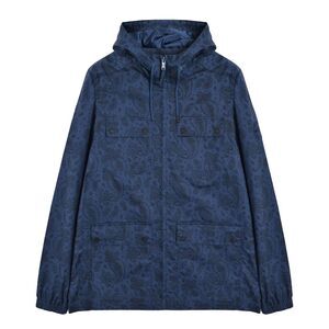 Lambretta Mens Paisley Field Jacket / Navy